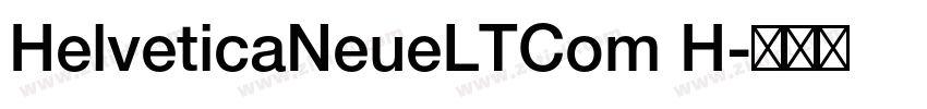 HelveticaNeueLTCom H字体转换